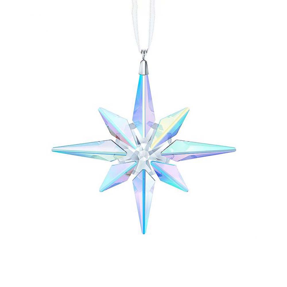 Iridescent Crystal Star Ornament