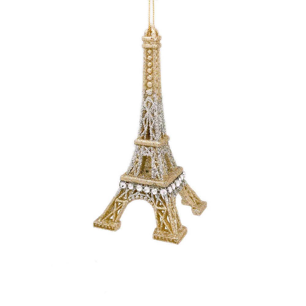 Gold Eiffel Tower Christmas Ornament – Kurt Adler