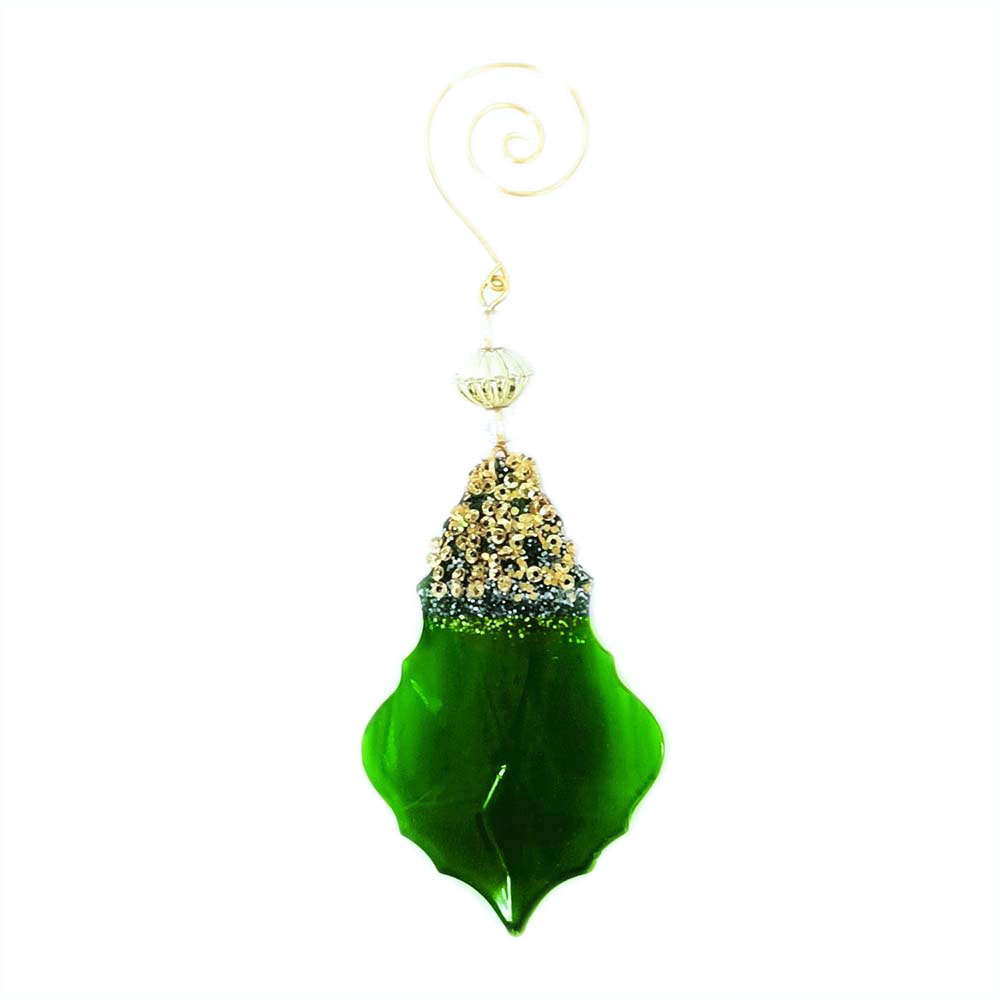 Emerald Jewelry Christmas Ornament