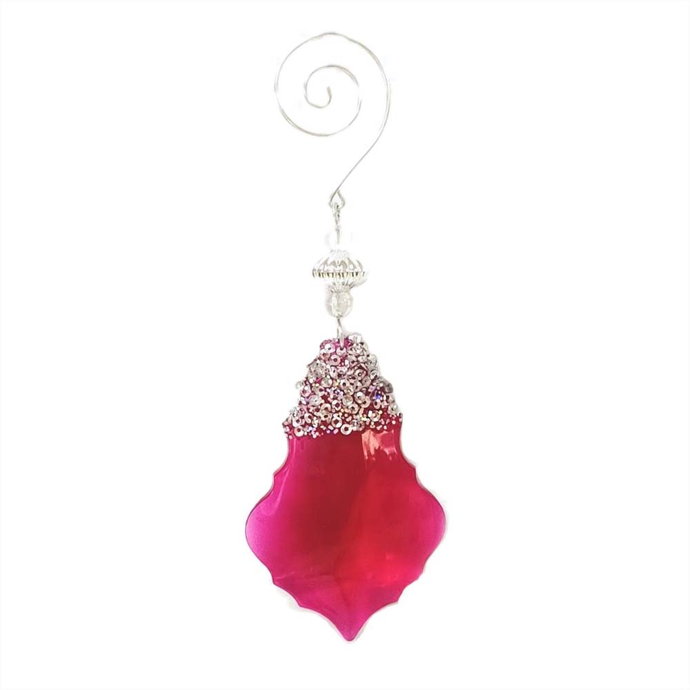 Hot Pink Jewelry Christmas Ornament