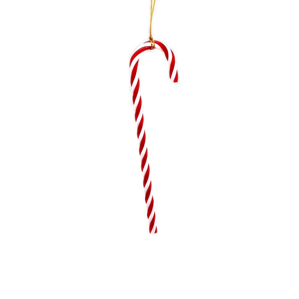 Set of 6 Red/White Candy Canes Ornament