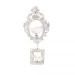 Set of 9 Clear & Silver Shatterproof Baubles