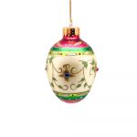 Handpainted Glass Bell Ornament Small Size – Designer Studio