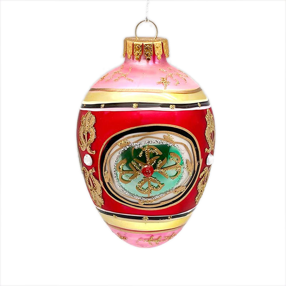 Hand-painted Faberge Egg Ornament Size M – GKI Bethlehem