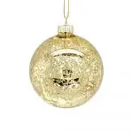 Red & Gold Versailles Glass Balls Ornament – Set of 6