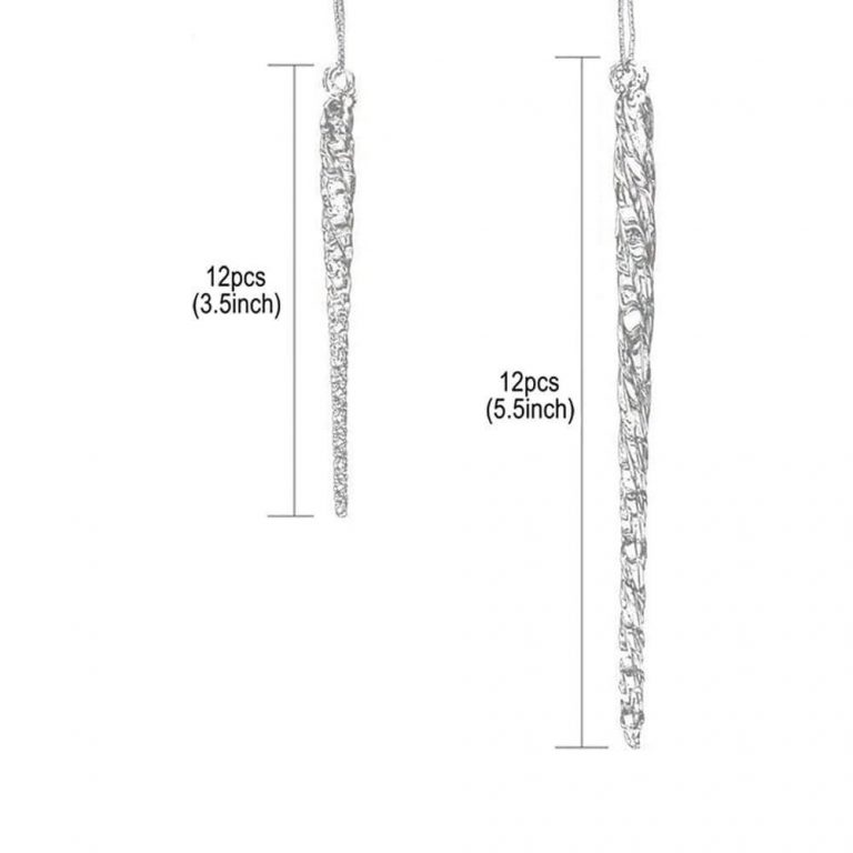 Set of 24 Glass Icicles – Kurt S.Adler