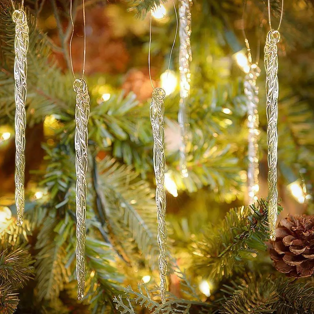 Set of 24 Glass Icicles – Kurt S.Adler