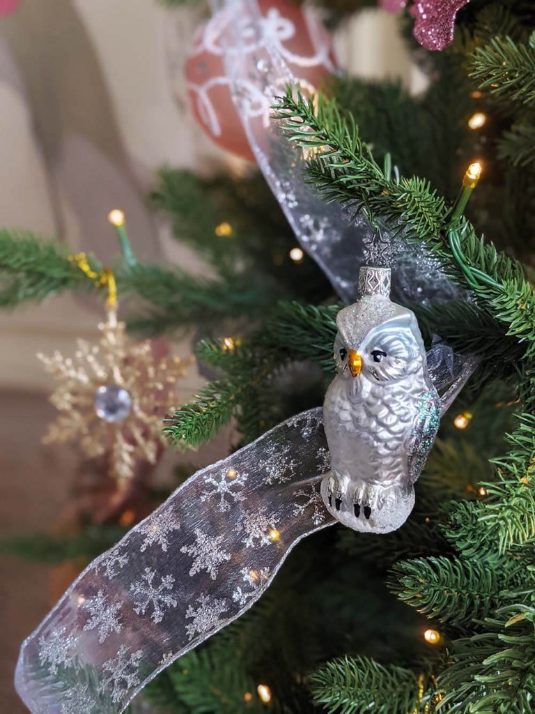 Glass Owl Christmas Ornament – Inges-Glas