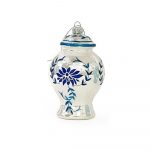 Bình Gốm Ginger Jar Trắng Xanh Size Lớn - La Maison Chouette