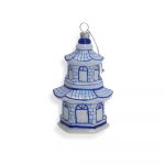Ngôi Đền Phương Đông Gốm Trắng Xanh - La Maison Chouette