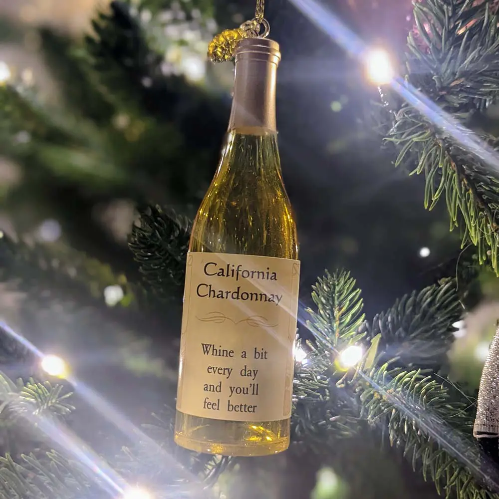 Set of 4 Wine Bottle Ornaments – Kurt S. Adler