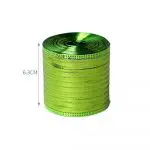 Silver Organza Ribbon with ZicZac Patterns 63mm Wide – 9m Roll