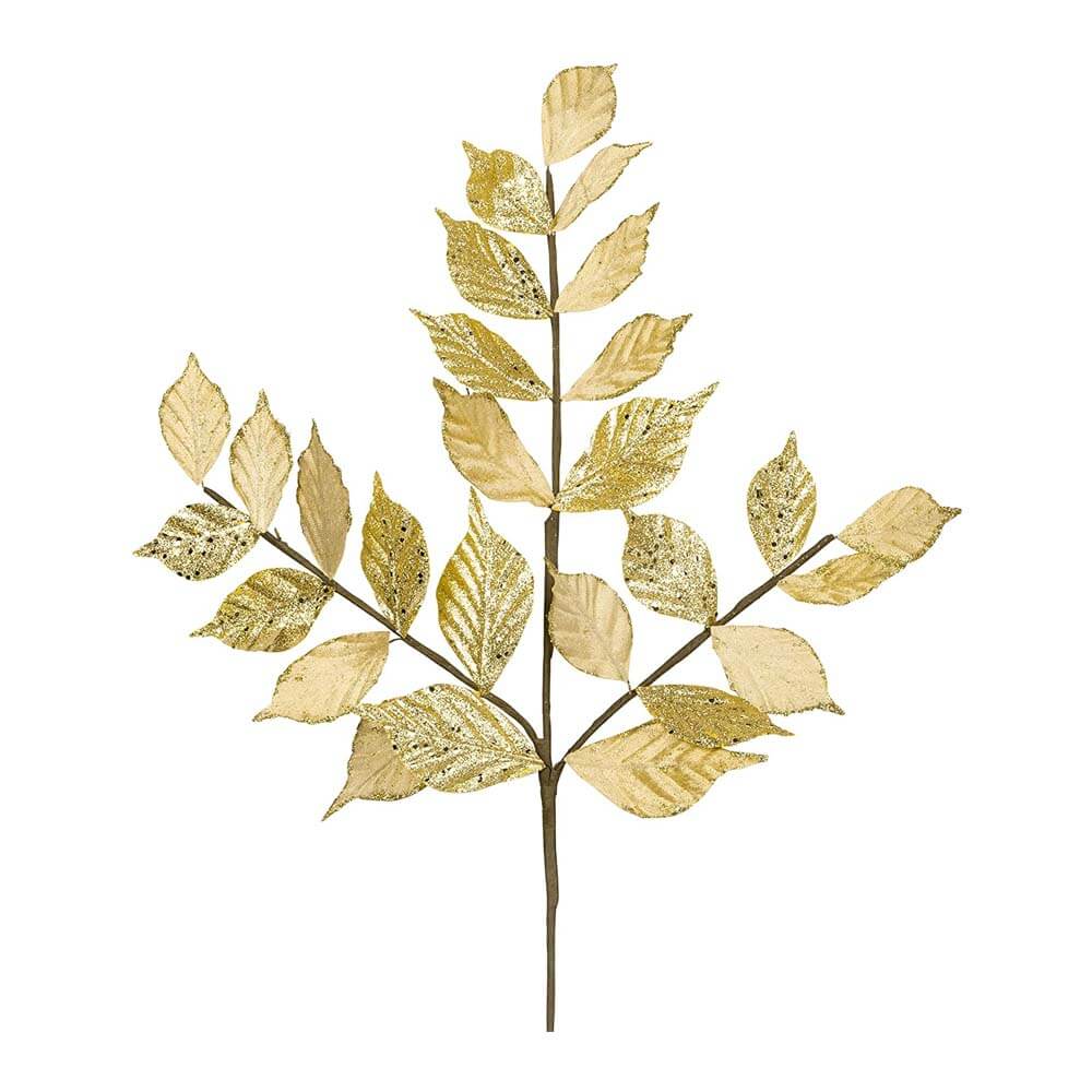 Gold Leaf Branch Pick