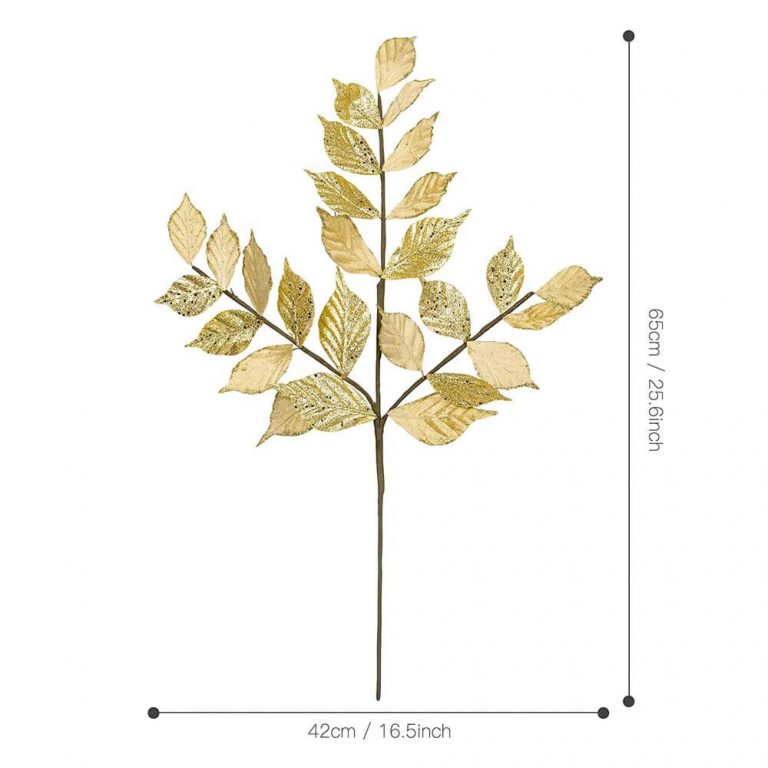 Gold Leaf Branch Pick