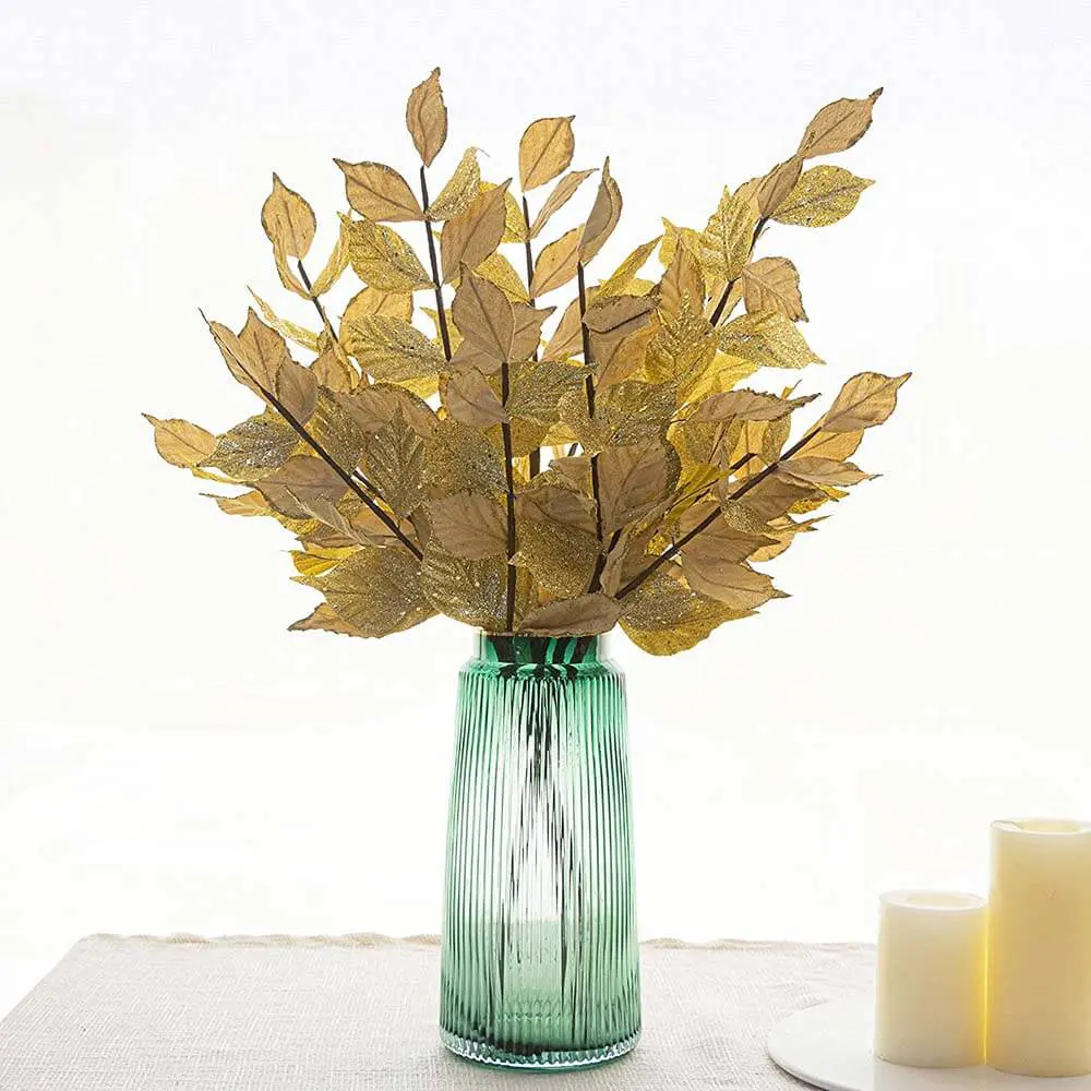 Gold Leaf Branch Pick