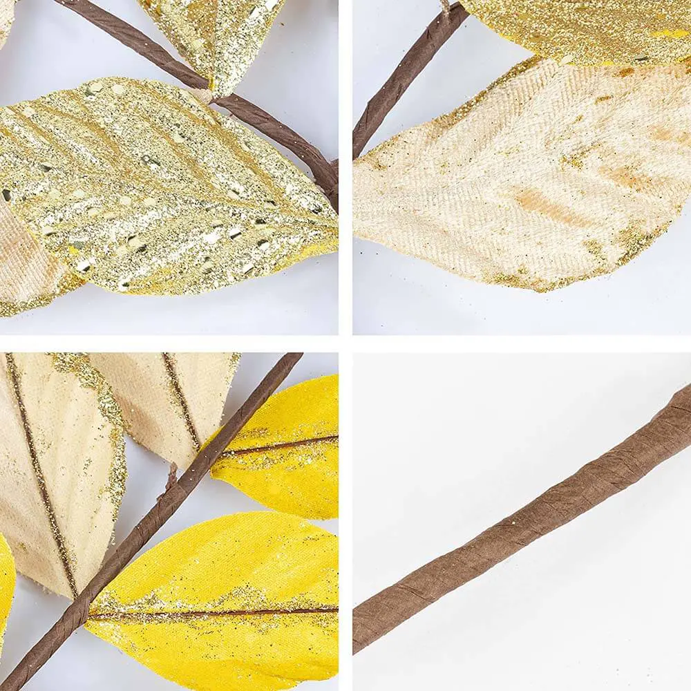 Gold Leaf Branch Pick