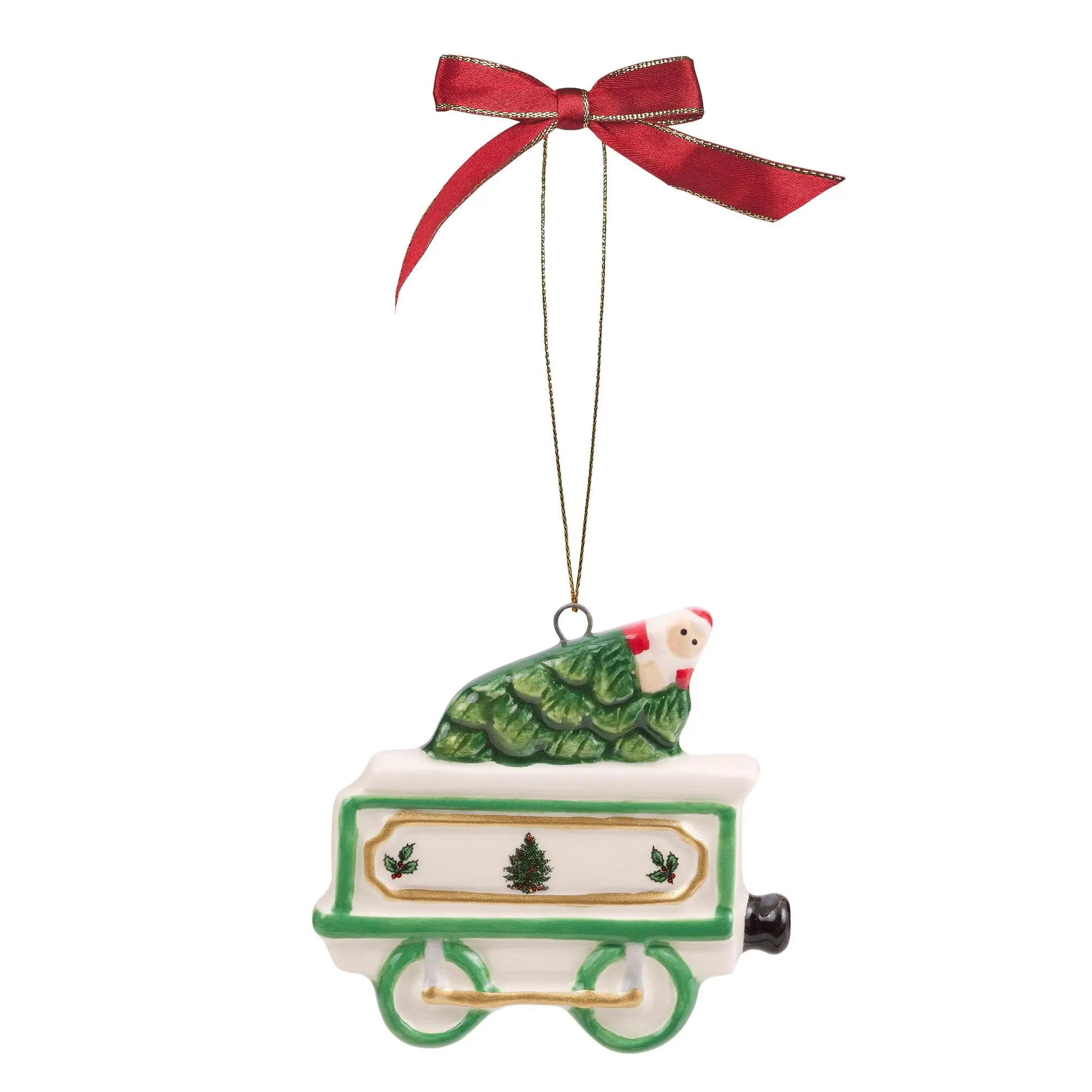 Spode Train Set Porcelain Ornament