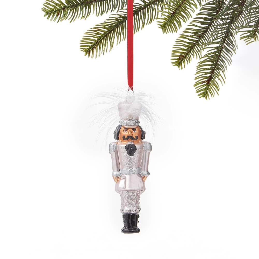 Glass Royal Nutcracker Christmas Ornament – Holiday Lane