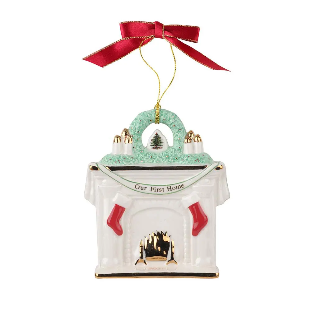Spode First Home Fireplace Porcelain Ornament