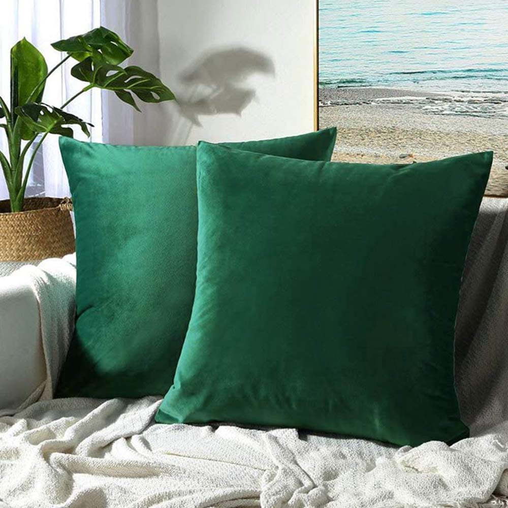 Cushion Cover Emerald Velvet – Size 45 x 45cm