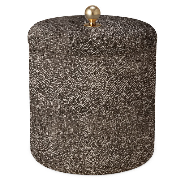 Bình Đá Cao Cấp Chất Liệu Shagreen Chống Thấm – Màu Nâu