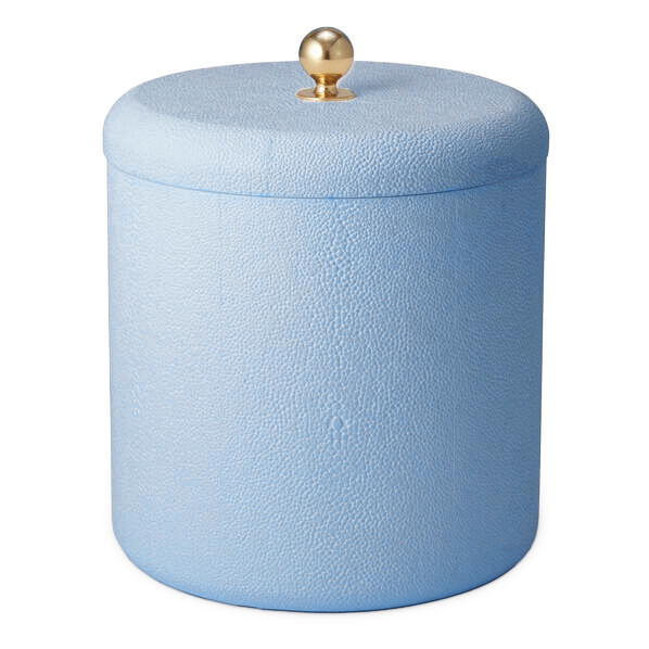 Bình Đá Cao Cấp Chất Liệu Shagreen Chống Thấm – Màu Xanh Bleu