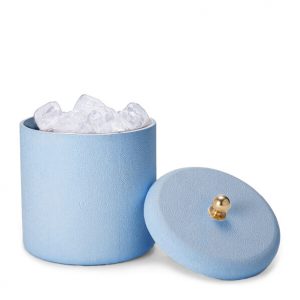 Bình Đá Cao Cấp Chất Liệu Shagreen Chống Thấm – Màu Xanh Bleu