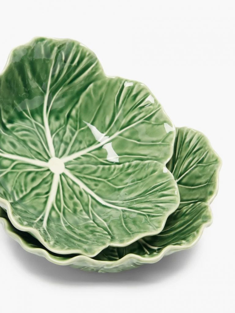Bordallo Pinheiro Cabbage Bowls 22.5cm