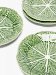 Bordallo Pinheiro Cabbage Dessert/Salad Plates