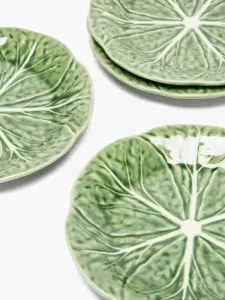 Bordallo Pinheiro Cabbage Dessert/Salad Plates