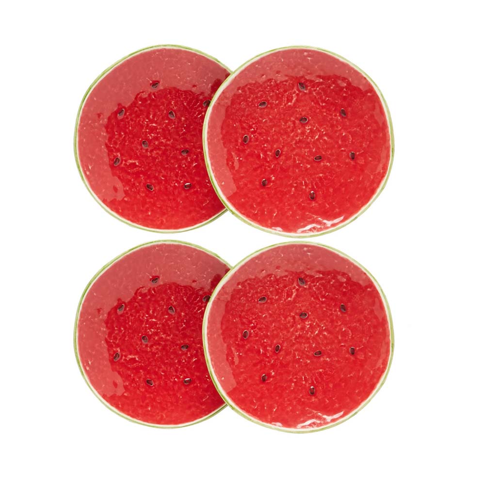 Bordallo Pinheiro Watermelon Dessert/Salad Plates