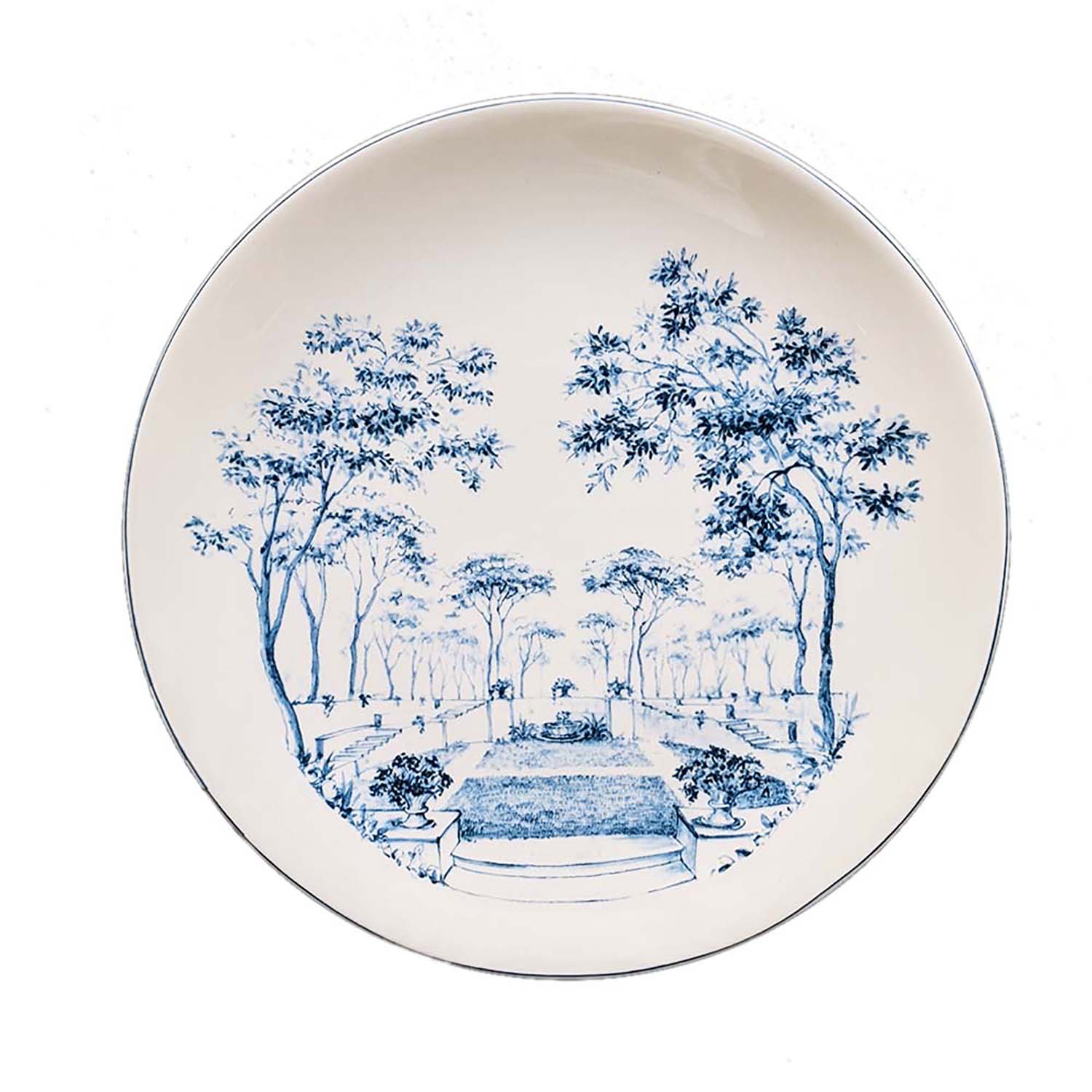 Laboratorio Paravicini Blue Garden Plate 25cm - Design 1