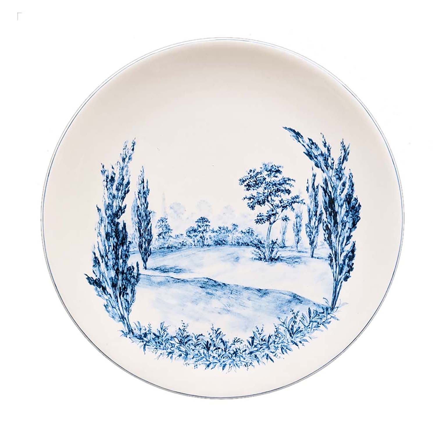 Laboratorio Paravicini Blue Garden Plate 25cm - Design 2