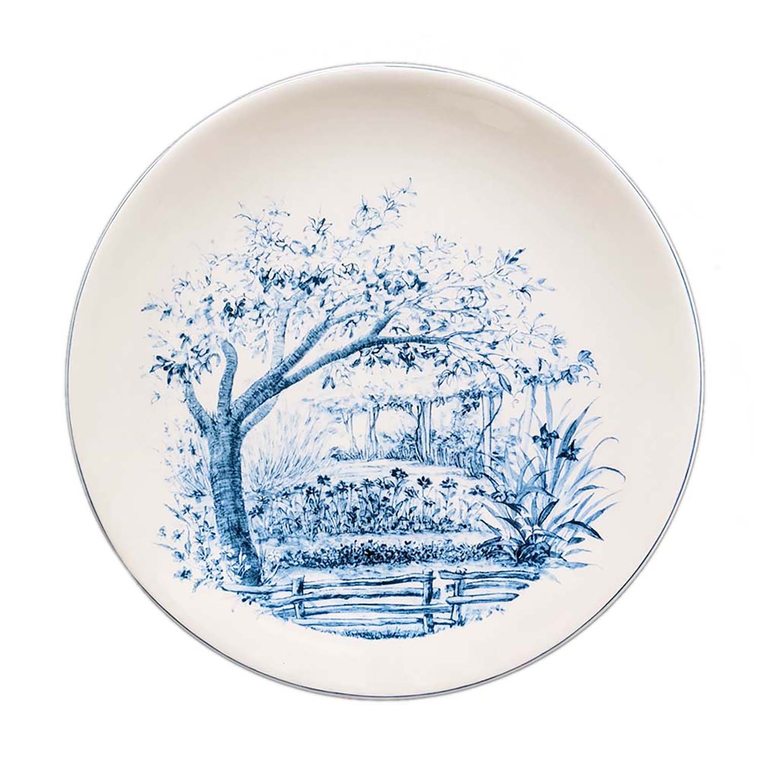 Laboratorio Paravicini Blue Garden Plate 25cm