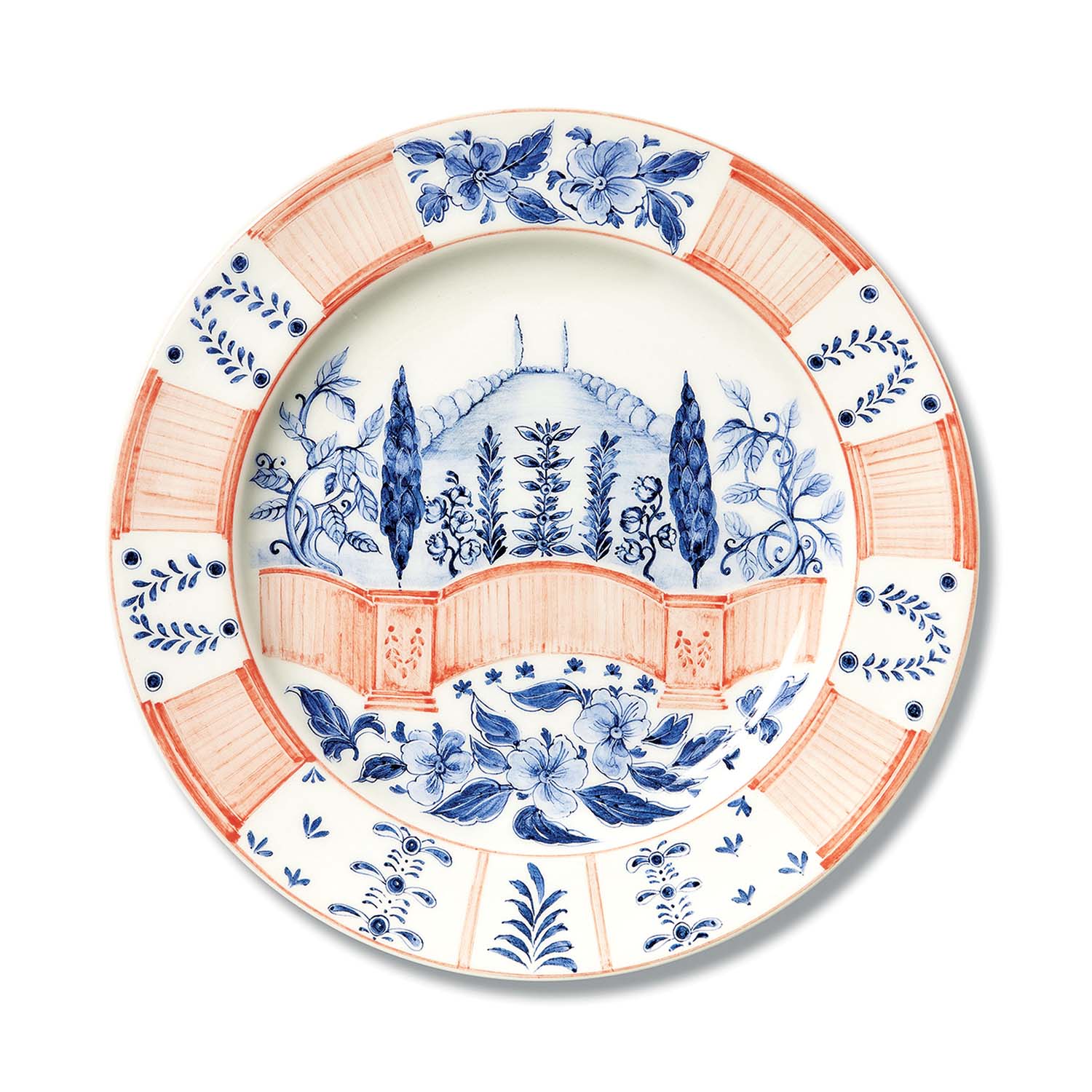 Laboratorio Paravicini Italian Views Cypresses Dinner Plate