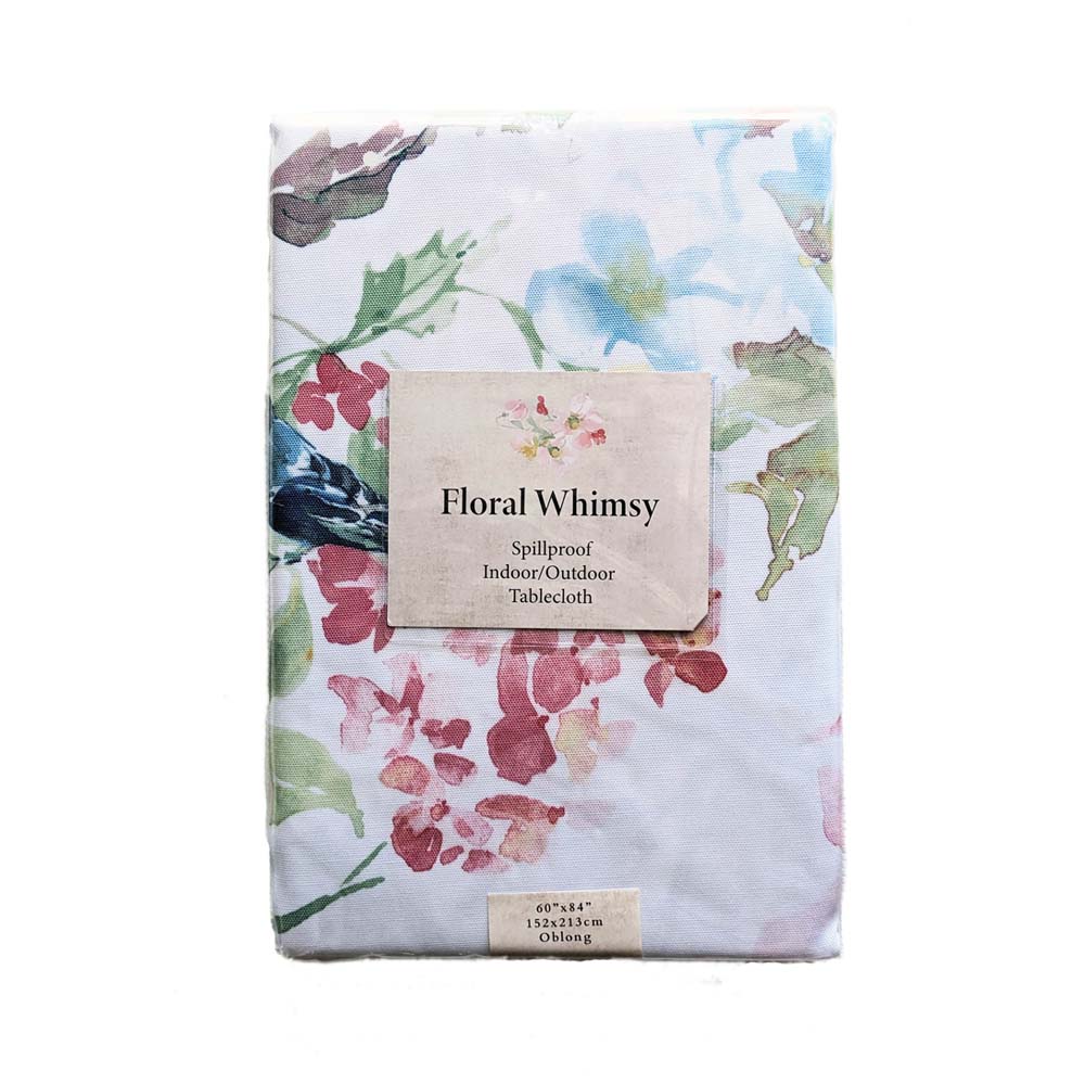 Floral Whimsy Tablecloth