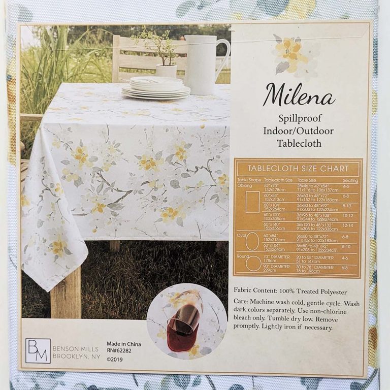 Milena Tablecloth with Flowers