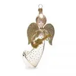 Spode Santa Claus Holding Christmas Tree Ornament