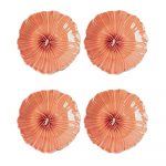 Bordallo Pinheiro Hollyhock Plates 22cm