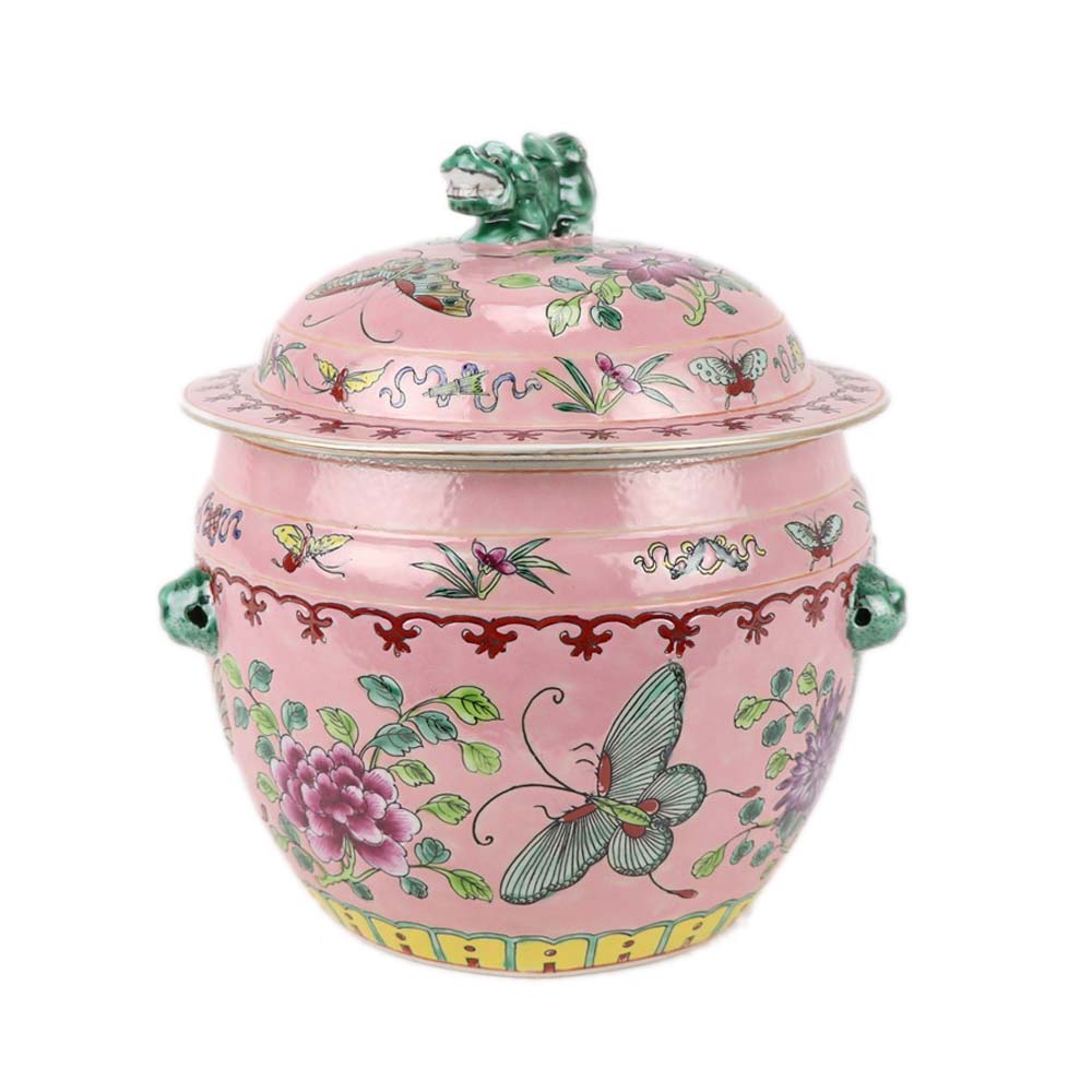 Straits Chinese Peranakan Pink Kam Cheng