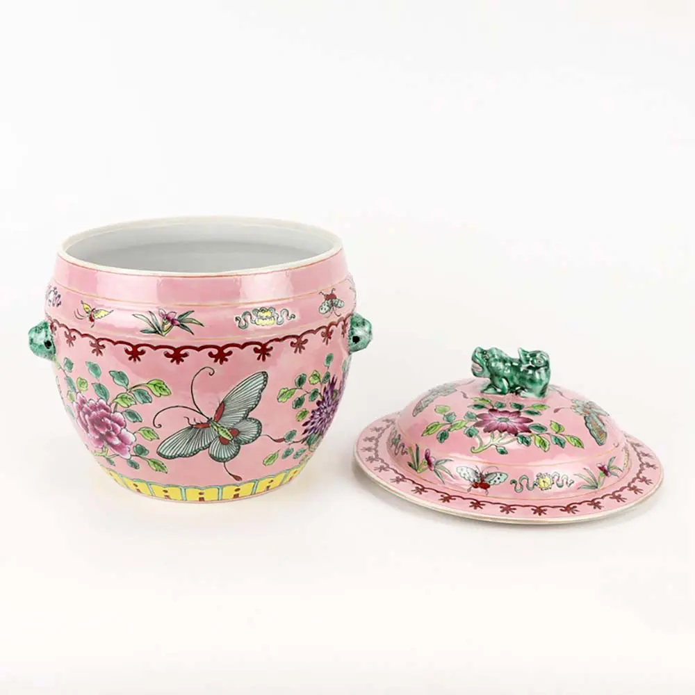 Straits Chinese Peranakan Pink Kam Cheng