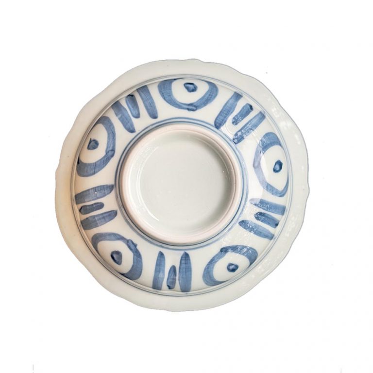 Kraak Ceramic Blue White Bowls - Back