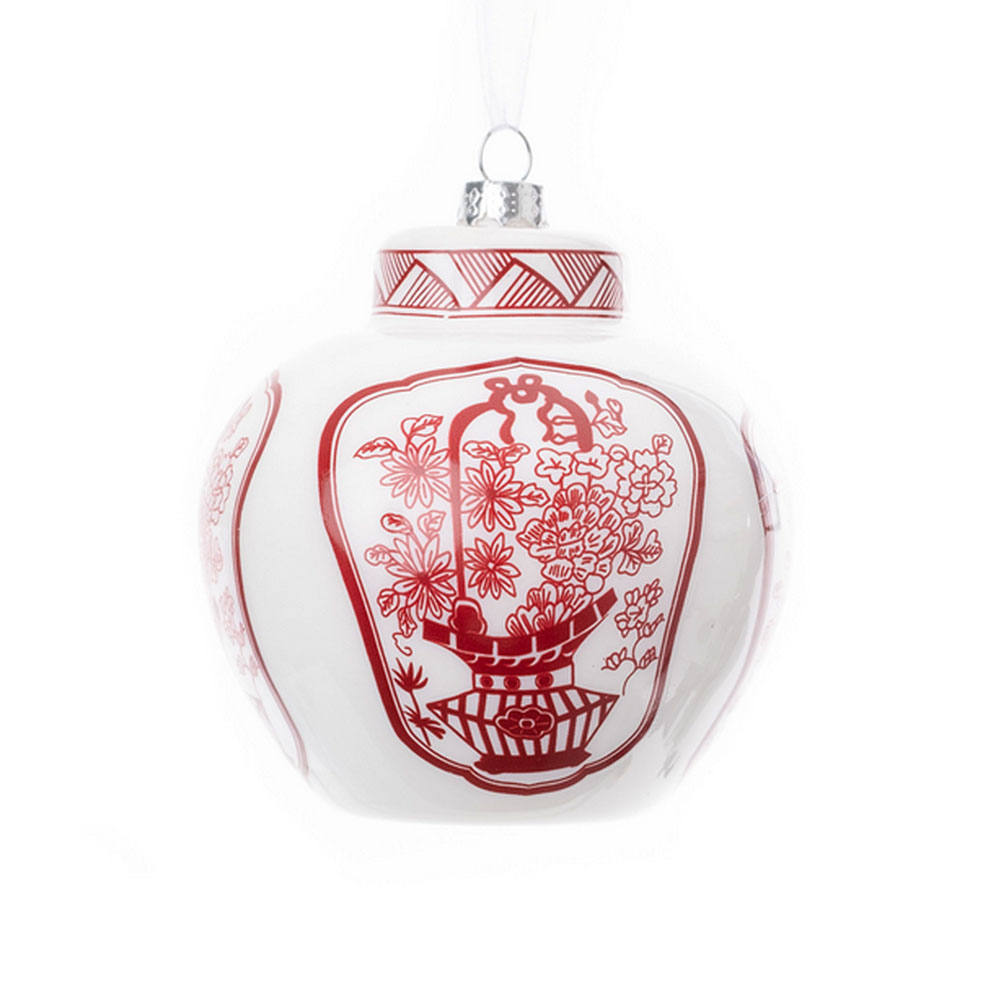 Red Melon Jar Ornament