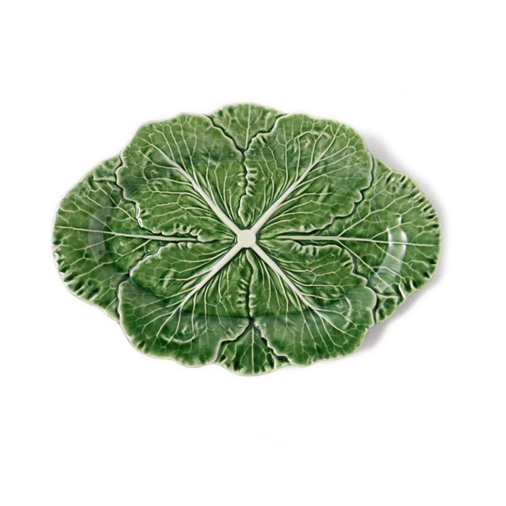 Bordallo Pinheiro Cabbage Oval Plate 37.5cm
