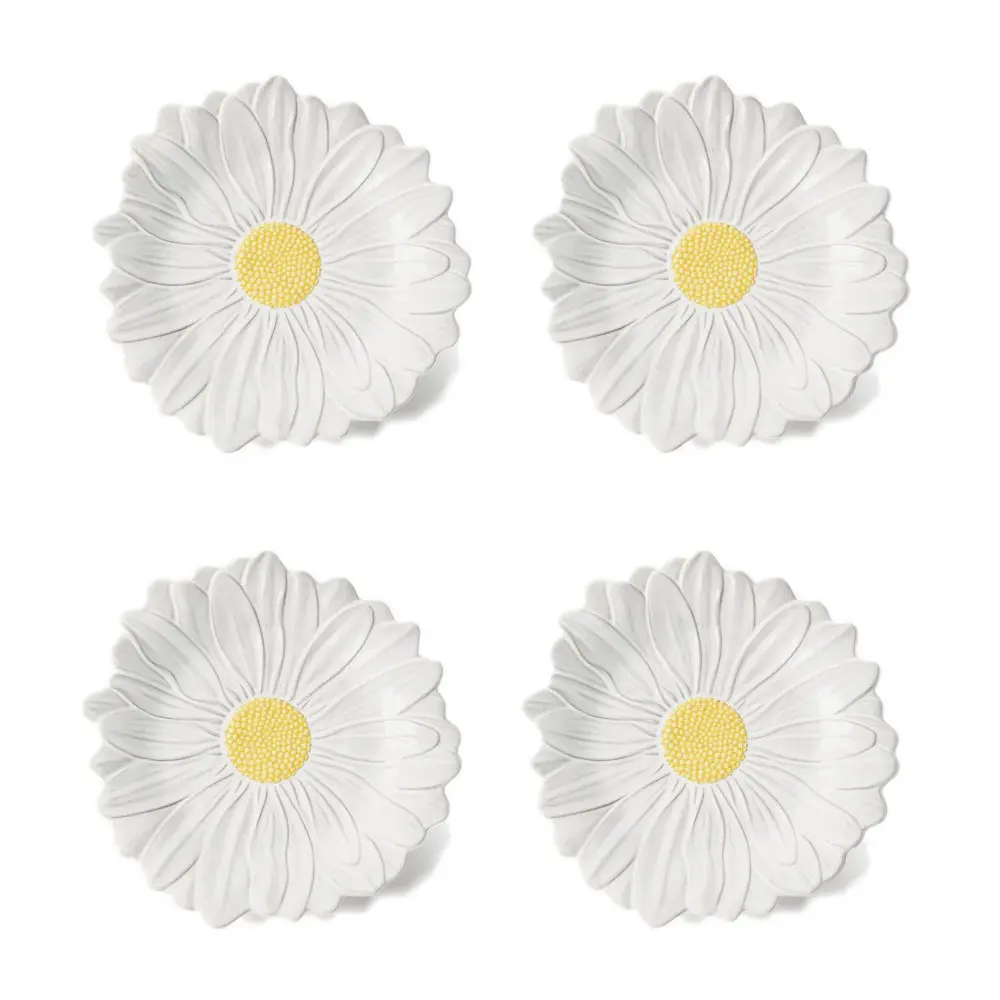 Đĩa gốm Daisy hiệu Bordallo Pinheiro