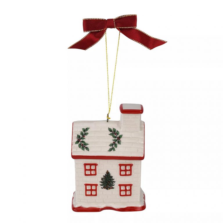 Đồ trang trí Noel gốm sứ cao cấp Bless This Home hiệu Spode