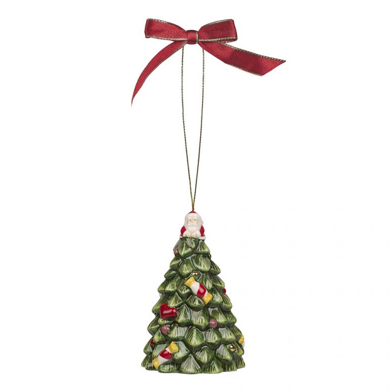 Đồ trang trí Noel gốm sứ cao cấp Tree Bell hiệu Spode