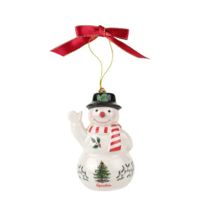 Porc Spode Scarfsnowman