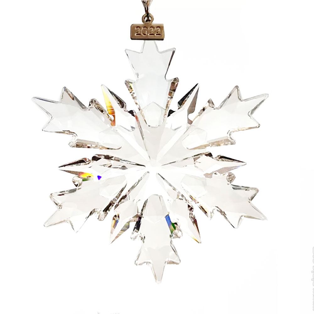 Clear Crystal Snowflake Ornament