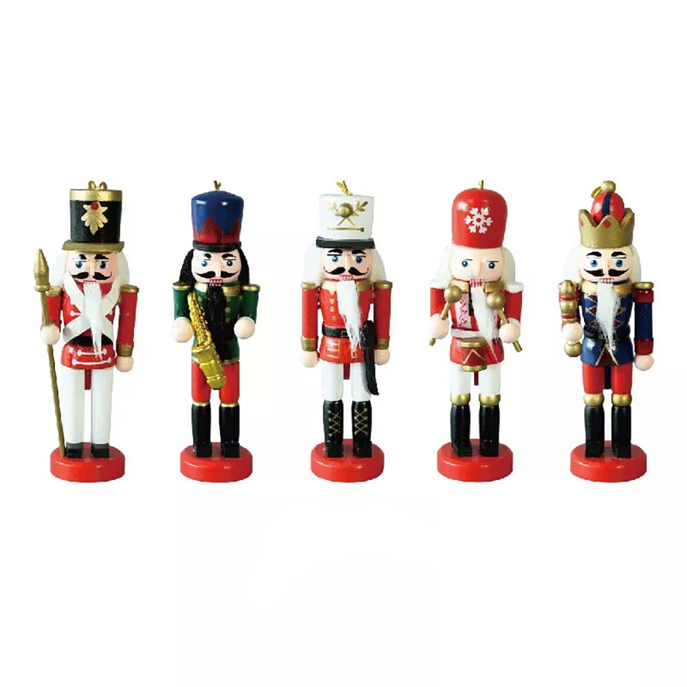 Set of 5 Royal Nutcracker Ornaments